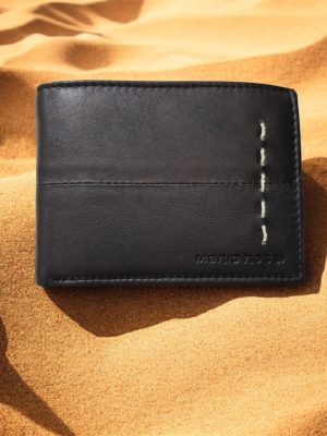 Ανδρικο δερμάτινο πορτοφόλι με Θήκη για Κέρματα Mario Rossi