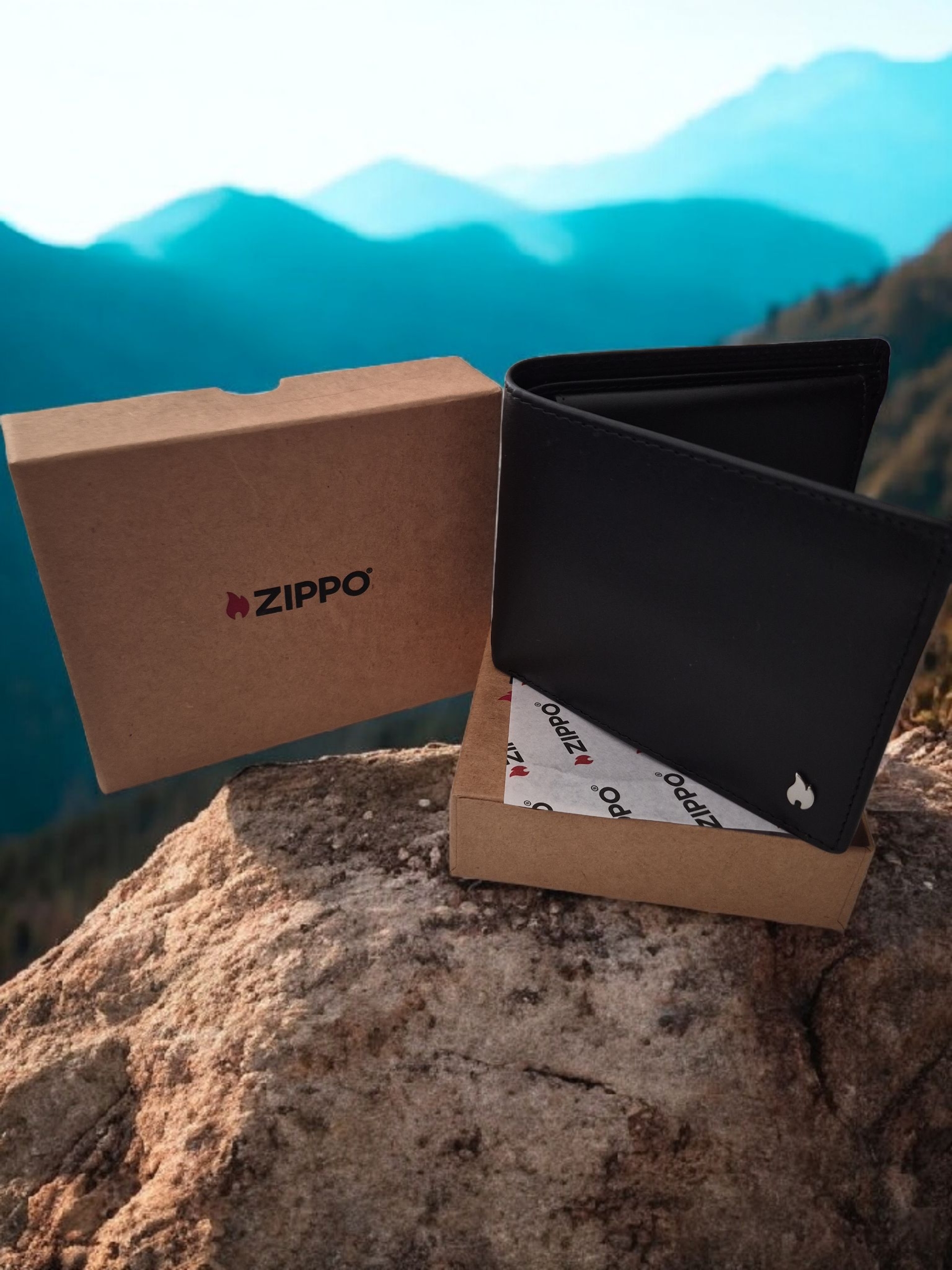 Zippo Πορτοφόλι Μαύρο & Θήκη για κέρματα - Image 2