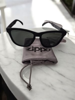 Γυαλιά ηλίου Zippo Unisex - Μαύρος Σκελετος Σιλικόνης.