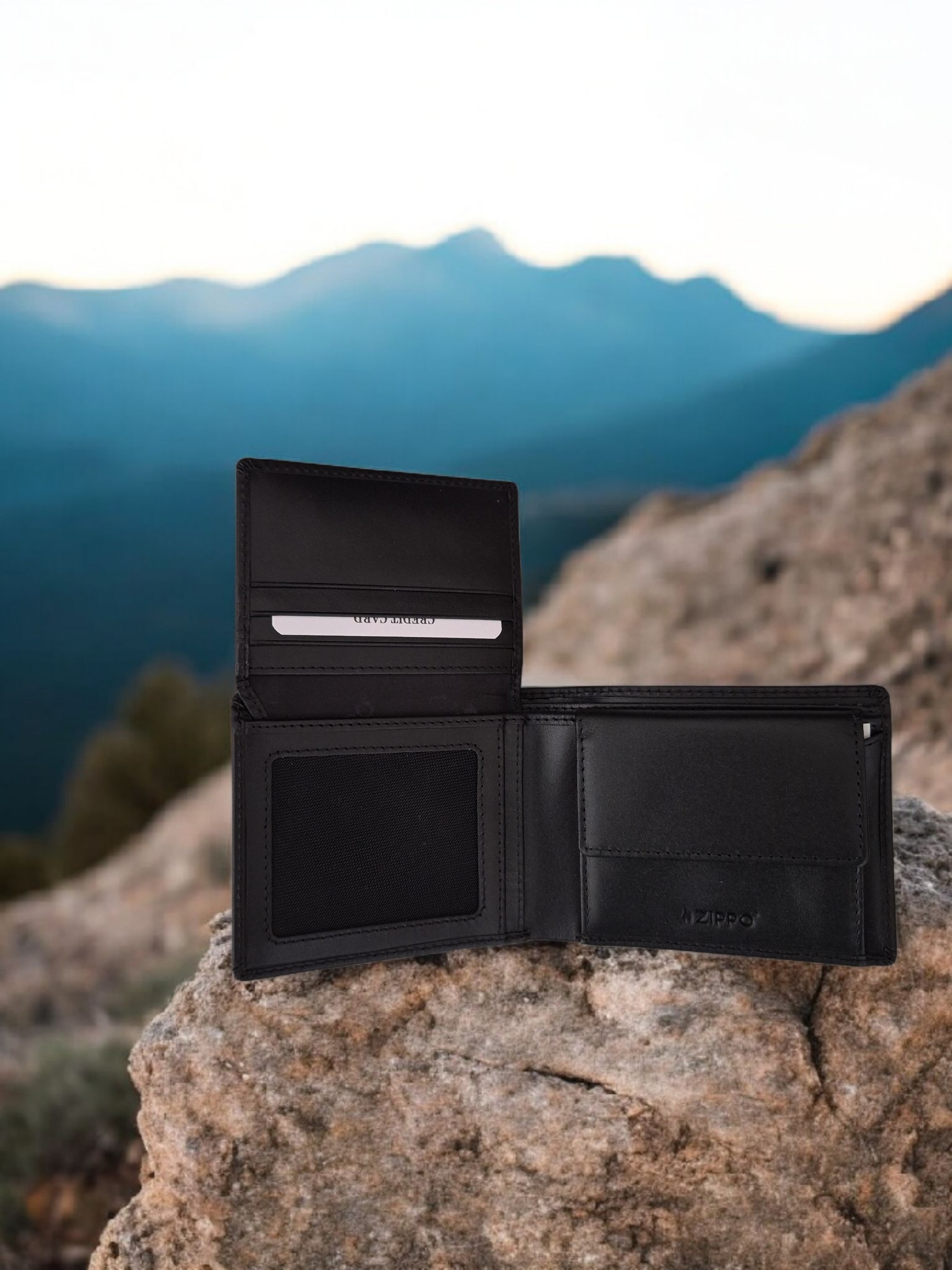 Zippo Πορτοφόλι Μαύρο & Θήκη για κέρματα - Image 3