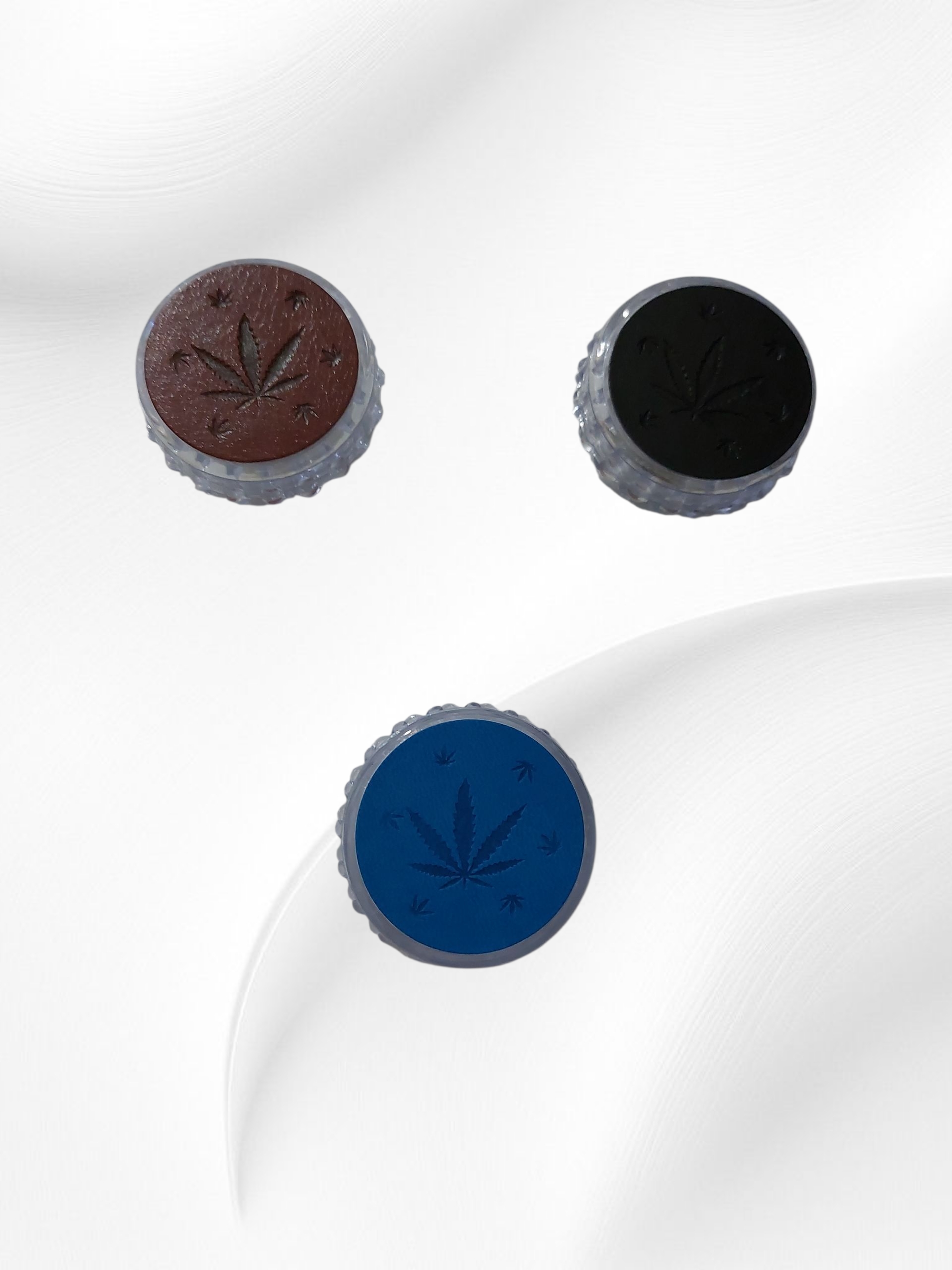 Grinder Atomic 3 Μερη- Leaf 3D/4.8cm - Image 2