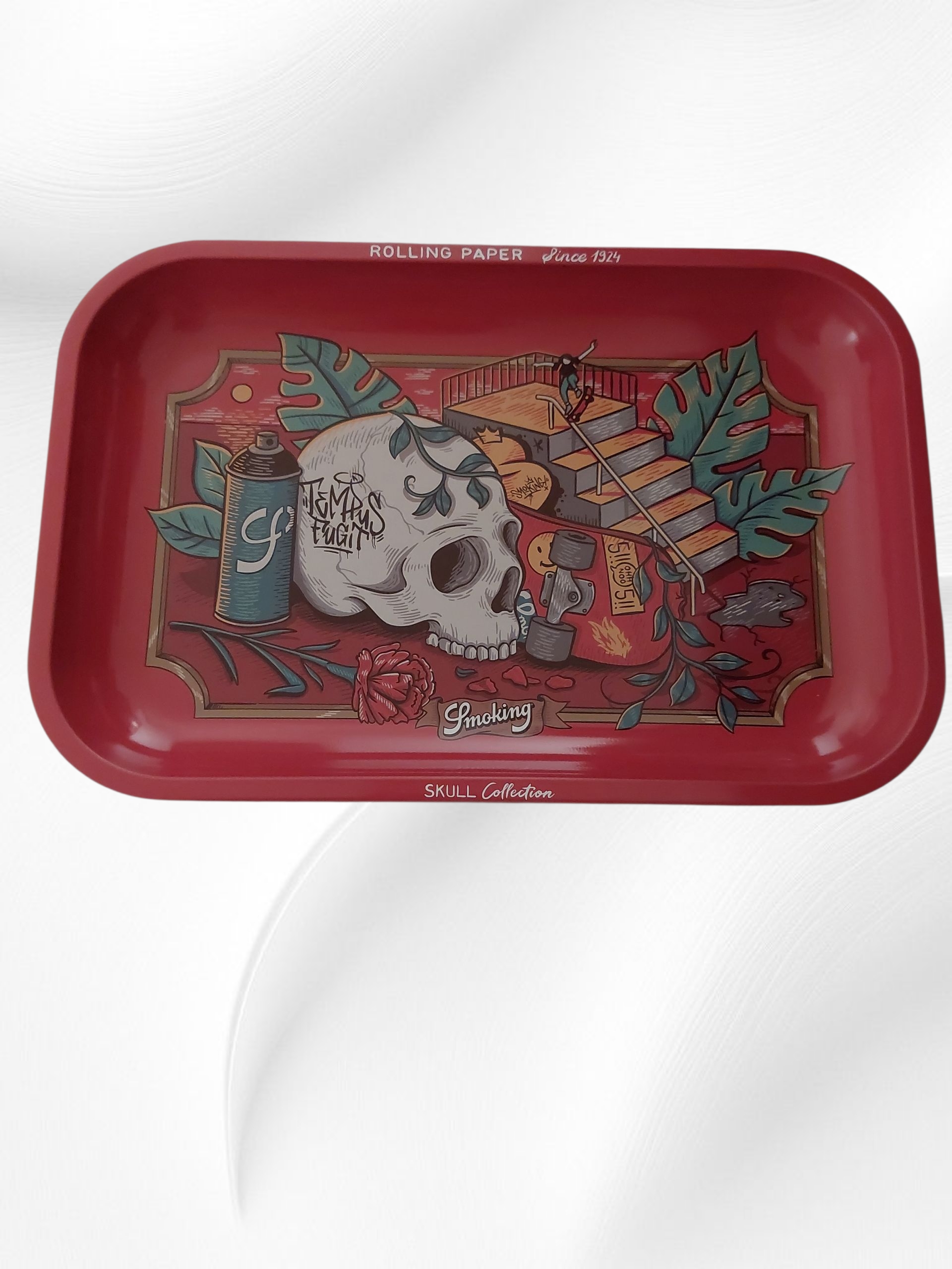 Smoking Rolling Tray-Tempus Fugit