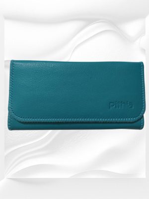 Καπνοθήκη Pithia Leather Turquoise