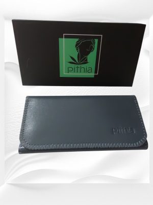 Καπνοθήκη Pithia Leather Grey.