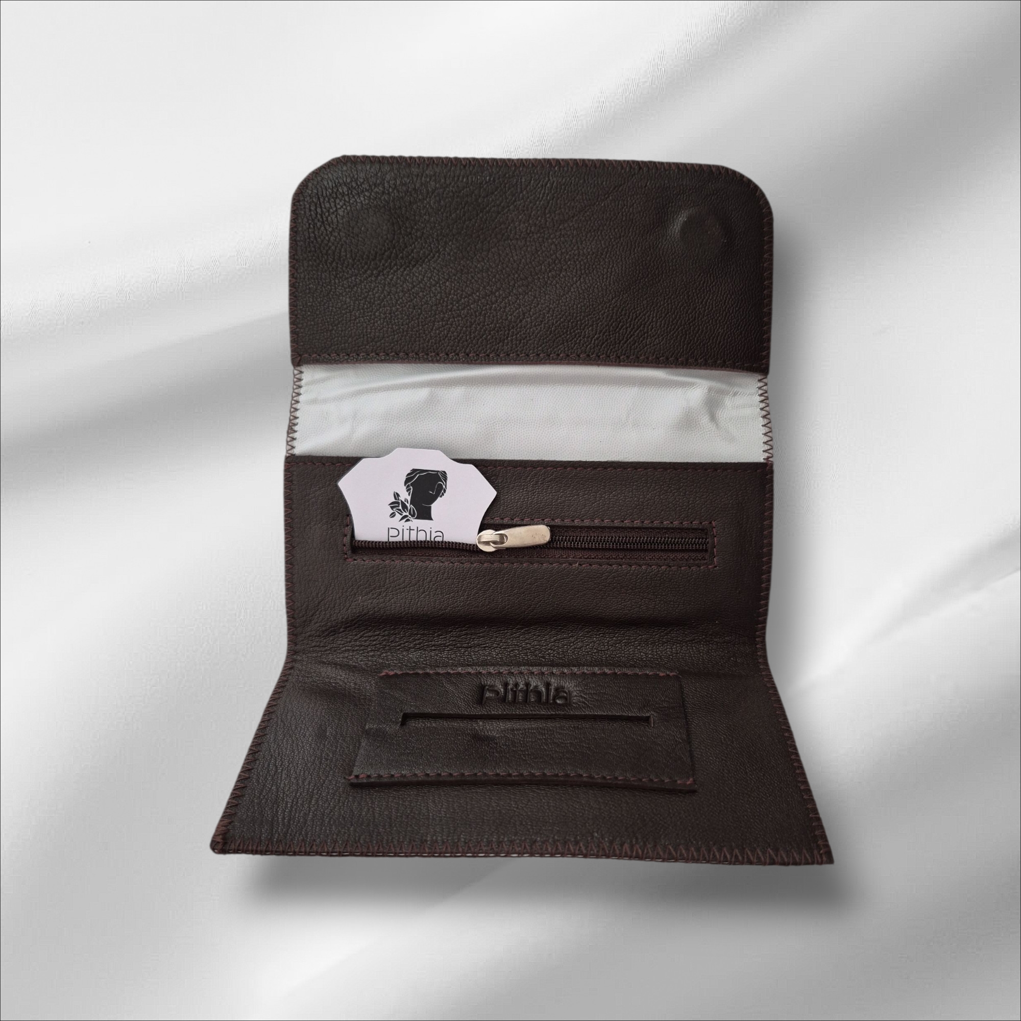 Καπνοθήκη Pithia Leather Brown AI-192 - Image 2
