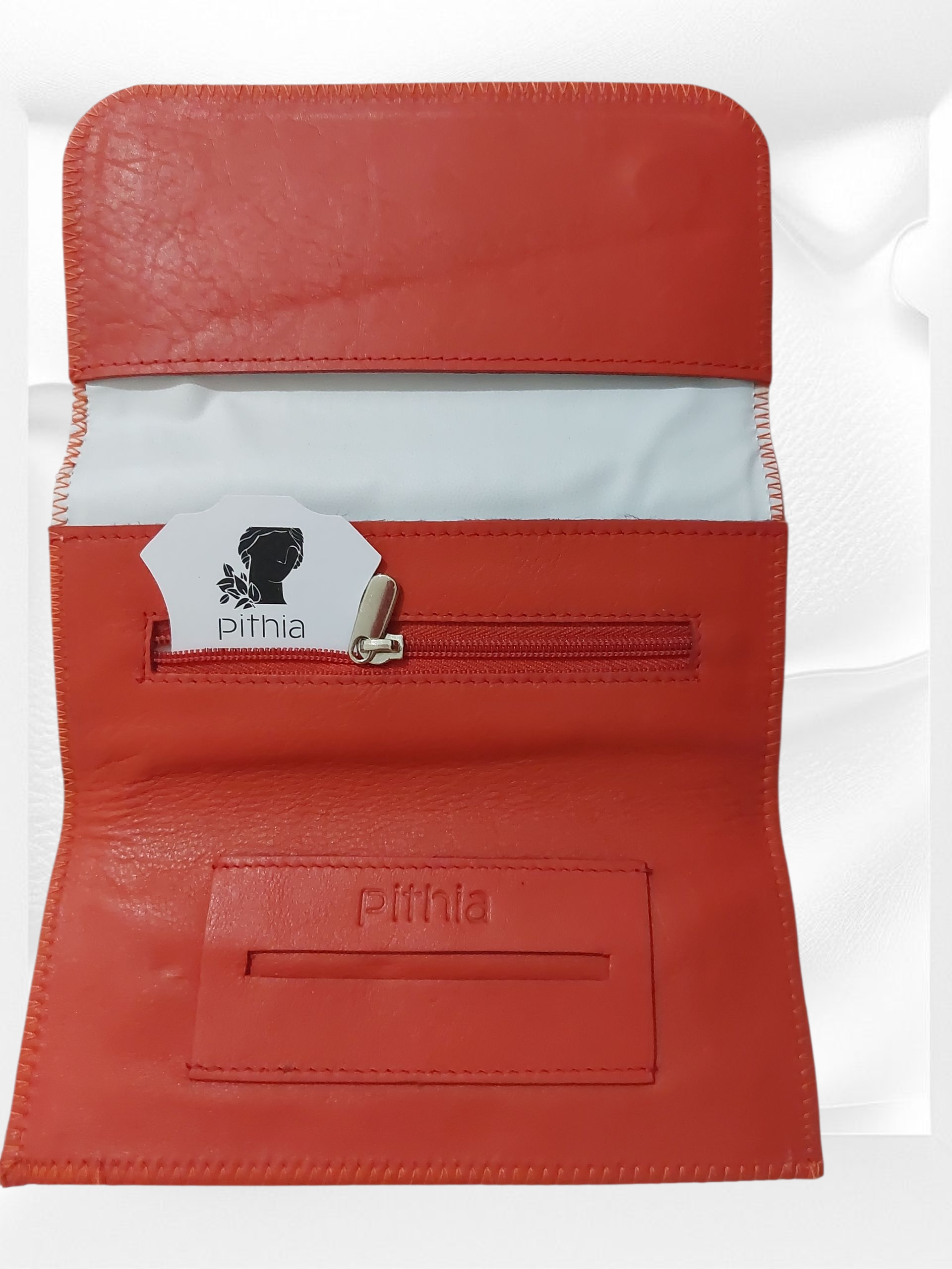 Καπνοθήκη Pithia Leather Orange - Image 2