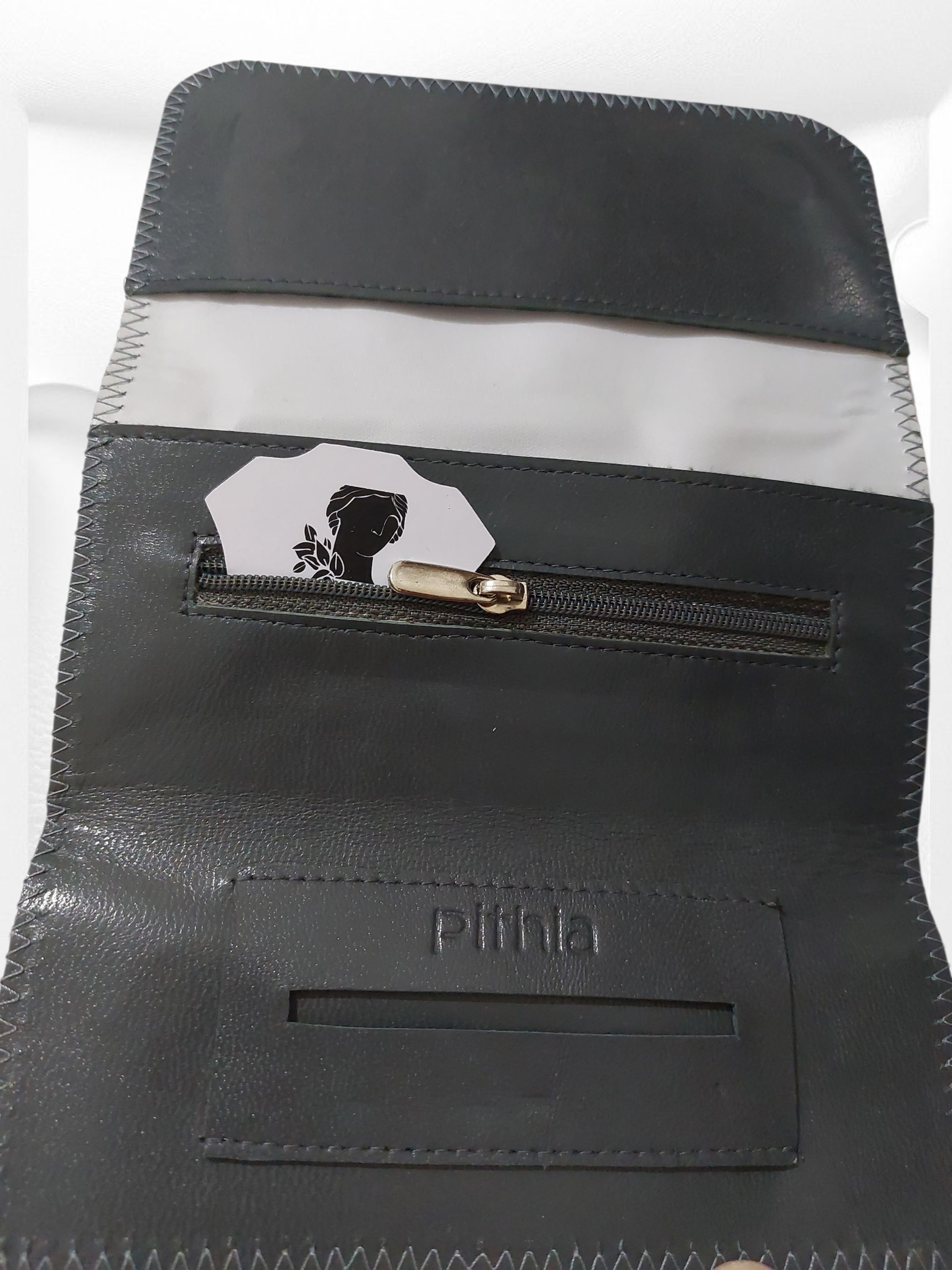 Καπνοθήκη Pithia Leather Grey. - Image 2