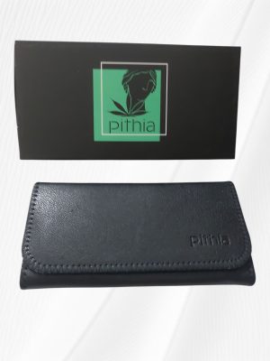 Καπνοθήκη Pithia Leather Black