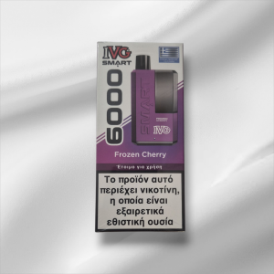 IVG Smart 6000 Puffs Disposable Kit - Frozen Cherry ( 20mg, 2ml + 10ml ).