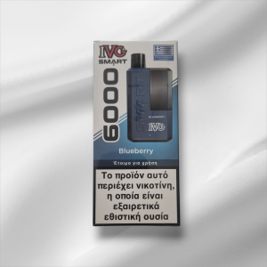 IVG Smart 6000 Puffs Disposable kit - Blueberry ( 20mg, 2ml + 10ml ).