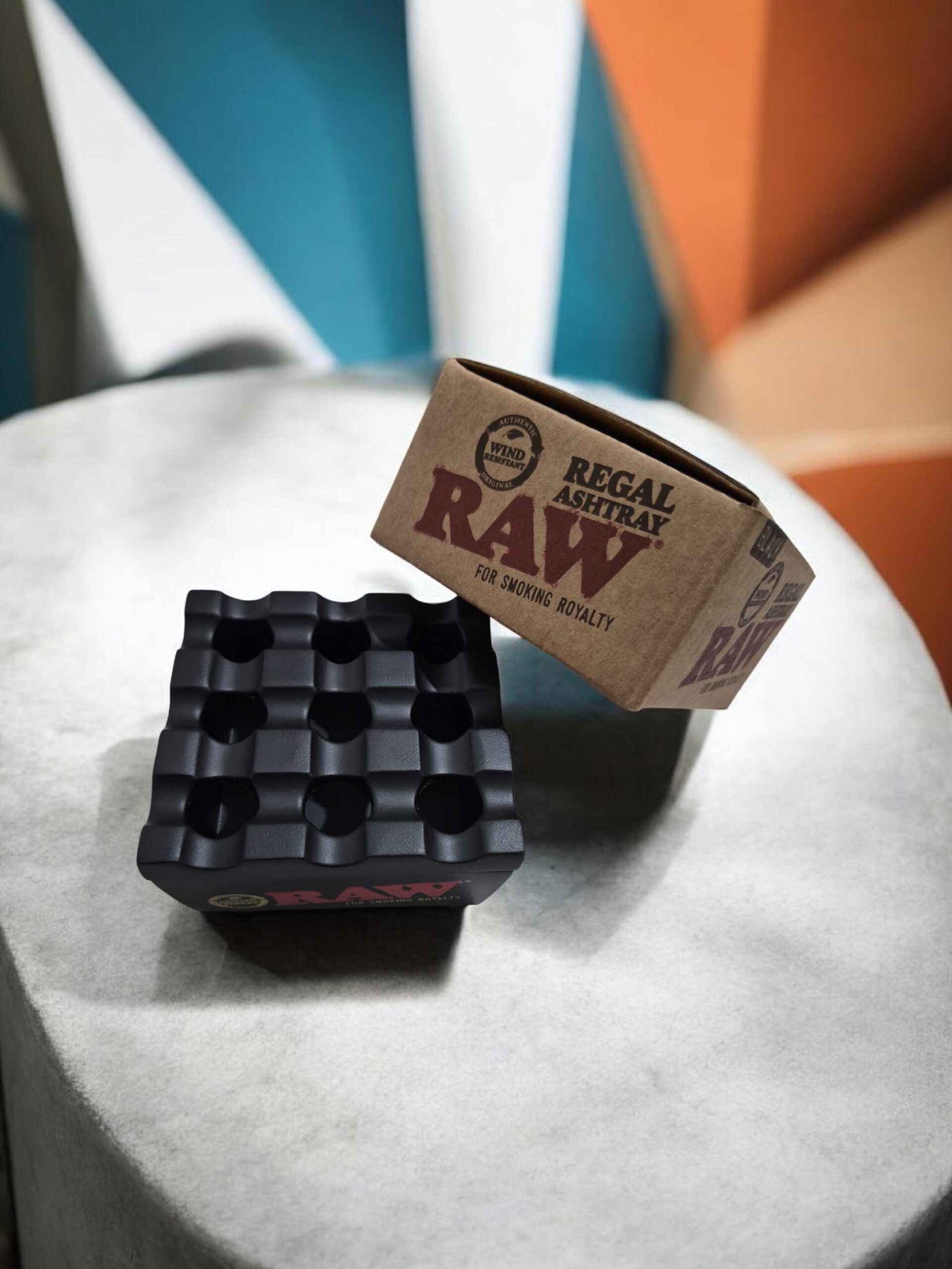 RAW Σταχτοδοχείο Αντιανεμικο Μεταλλικο Μαύρο. - Image 2