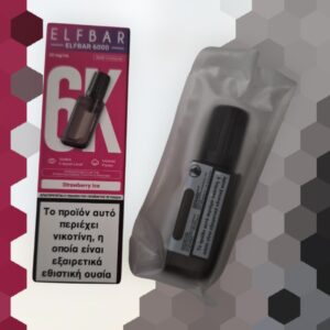 ELFBAR 6000 Pods Strawberry Ice 20mg/ml