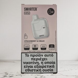 SMARTER Mini Kit Strawberry & Cream 1600 Puffs (2 Pods)