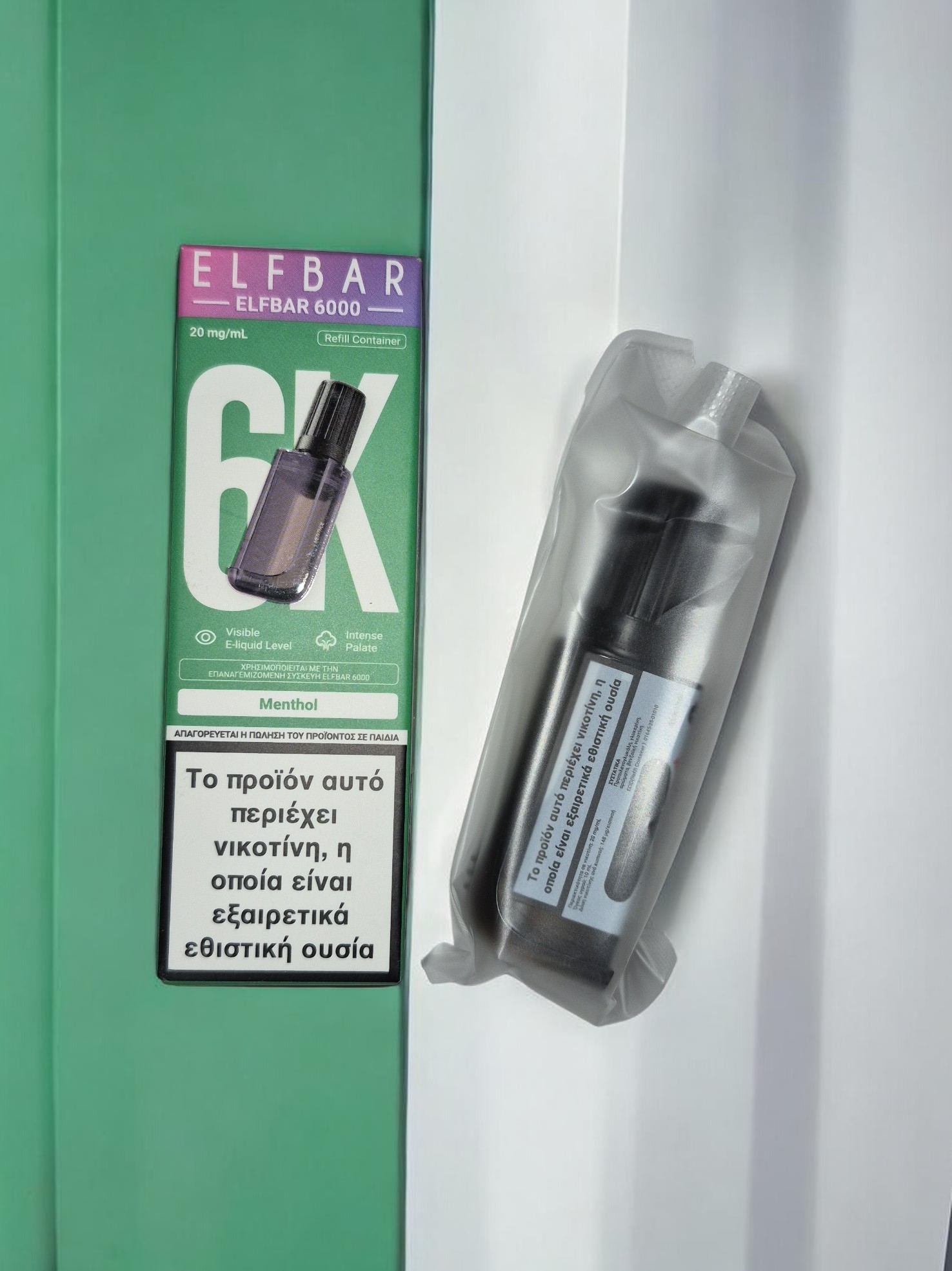 ELFBAR 6000 Pod Menthol 20mg/ml.